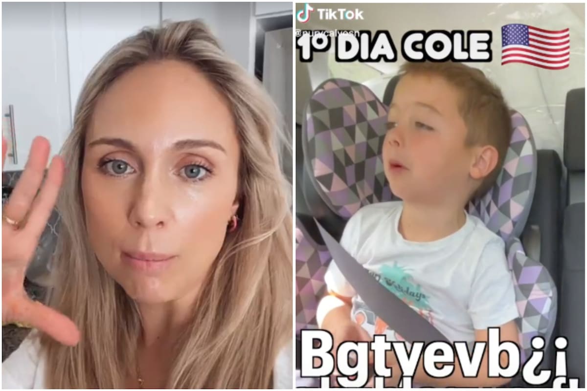 Una influencer mostró la divertida reacción de su hijo al escuchar a sus compañeros hablar en inglés