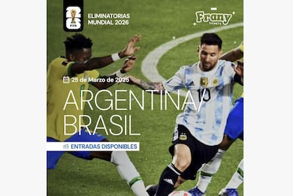 Una influencer que vendió entradas para Argentina vs Brasil y no entregó los tickets