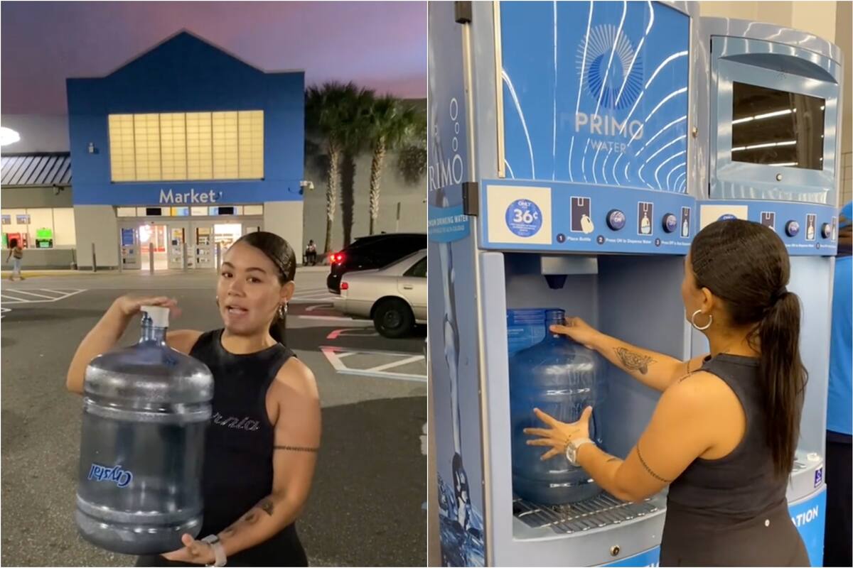 Una influencer reveló el truco para ahorrar dinero al momento de comprar agua potable