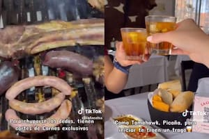 Una influencer visitó una parrilla de Bernal y mostró cuánto le salió un almuerzo