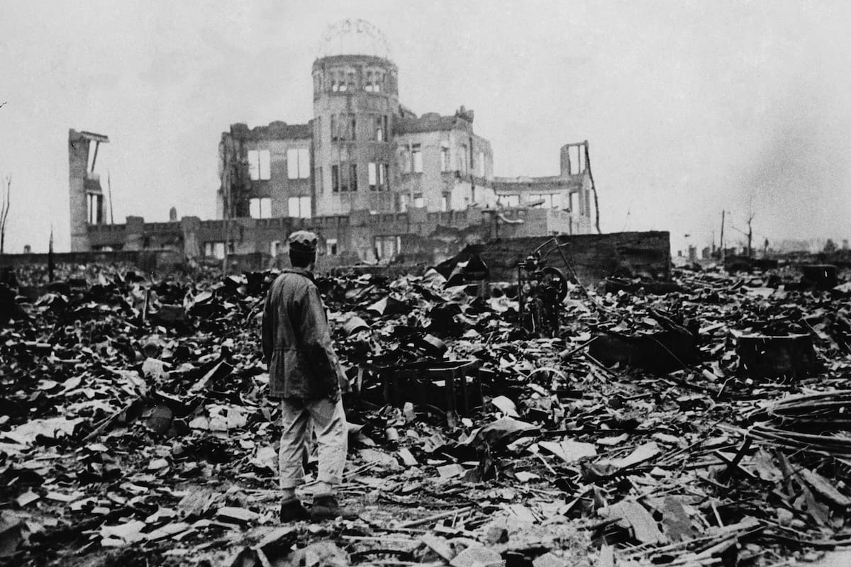 Una inmensa extensión de ruinas quedó tras la explosión de la bomba atómica el 6 de agosto de 1945 en Hiroshima