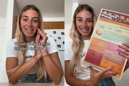 Una joven argentina mostró en las redes sociales los regalos que recibió por el Día de Acción de Gracias en Estados Unidos