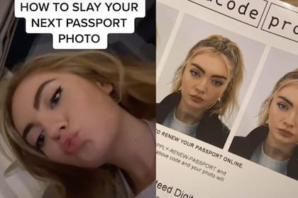Una joven creadora de contenido consideró que la manera en la que se coloca el rostro es esencial para lograr buenas fotos carnet