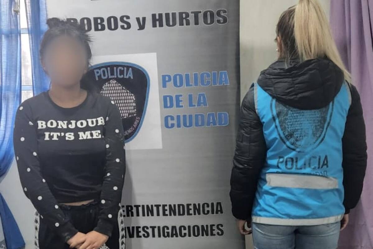 Una joven de 19 años fue detenida en Wilde tras una robo en el barrio porteño de Almagro