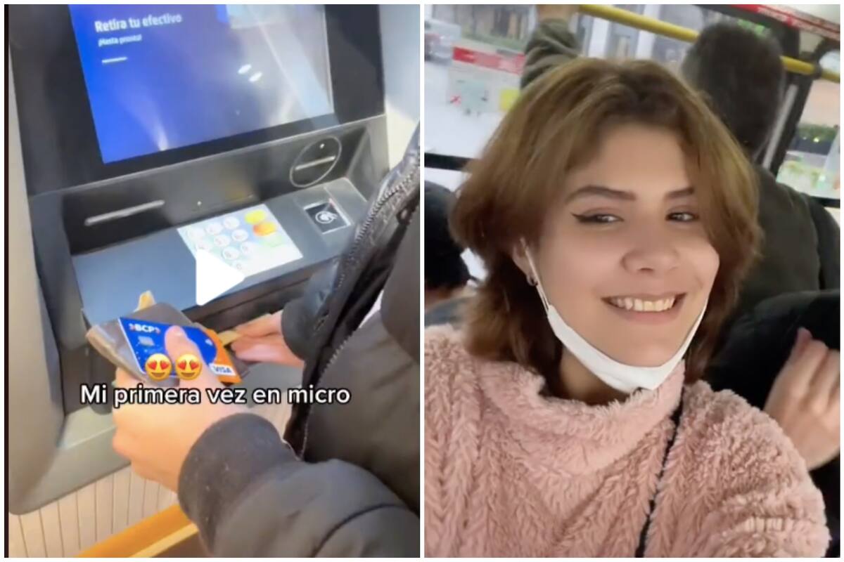 Una joven de Lima, Perú viajó por primera vez en el transporte público y documentó su experiencia en TikTok