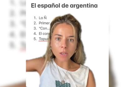 Una joven española habló sobre los aspectos del lenguaje argentino que le llaman la atención (Captura video)