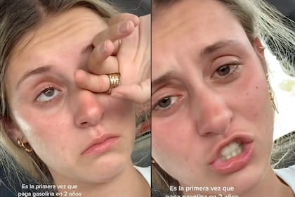 Una joven lloró porque pagó 50 euros por gasolina para irse de viaje con su novio