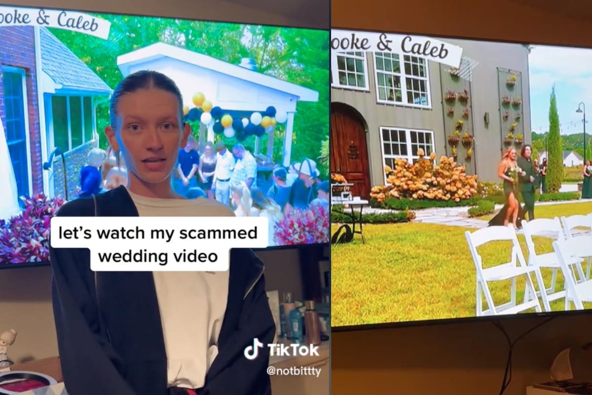 Una joven mostró con horror las imágenes que el fotógrafo de su casamiento le entregó, supuestamente "después de 30 horas de edición profesional"