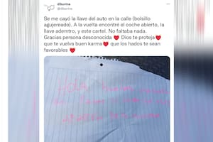 Una joven perdió las llaves del auto y cuando regresó se llevó una gran sorpresa.