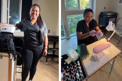Una joven renunció a su trabajo para emprender como manicura en EE.UU.