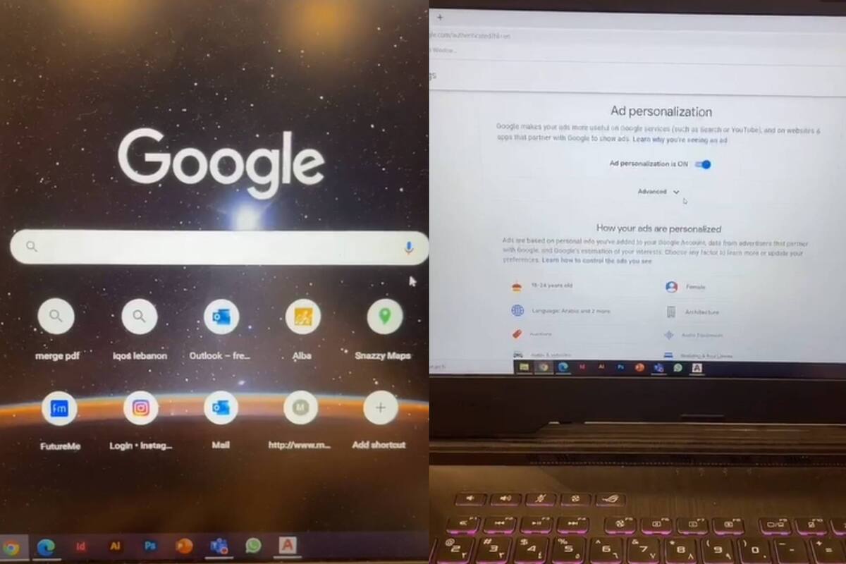 Una joven reveló cómo conocer qué infor guarda Google (Captura video)