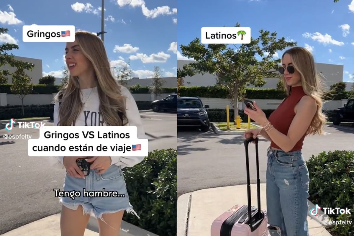 Una joven tiktoker compartió, desde su perspectiva, cómo actúan los latinos y estadounidenses al tener hambre, en especial al mediodía