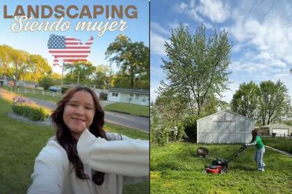 Una joven venezolana contó cuanto gana como paisajista en EE.UU.