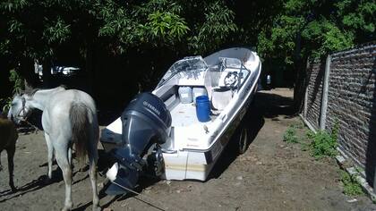 Una lancha secuestrada a la banda narco de Itatí