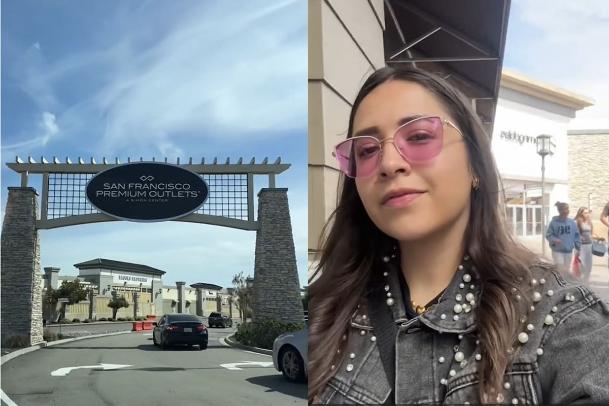 Una latina reveló que las mejores tiendas outlet de Estados Unidos están en el San Francisco Premium Outlets de California