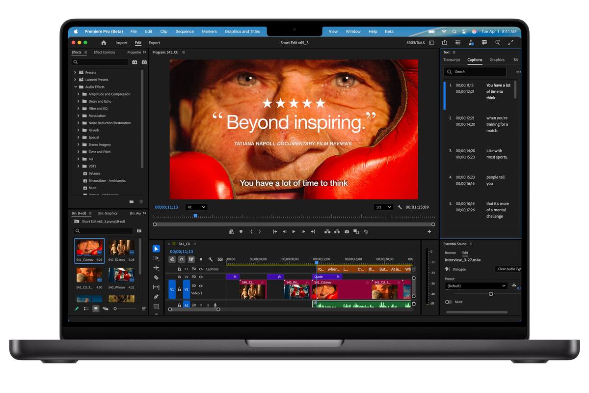 Una MacBook Pro con chip M5