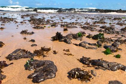 Una mancha de petróleo avanza hacia la costa brasileña de Todos los Santos, la segunda bahía más grande del mundo