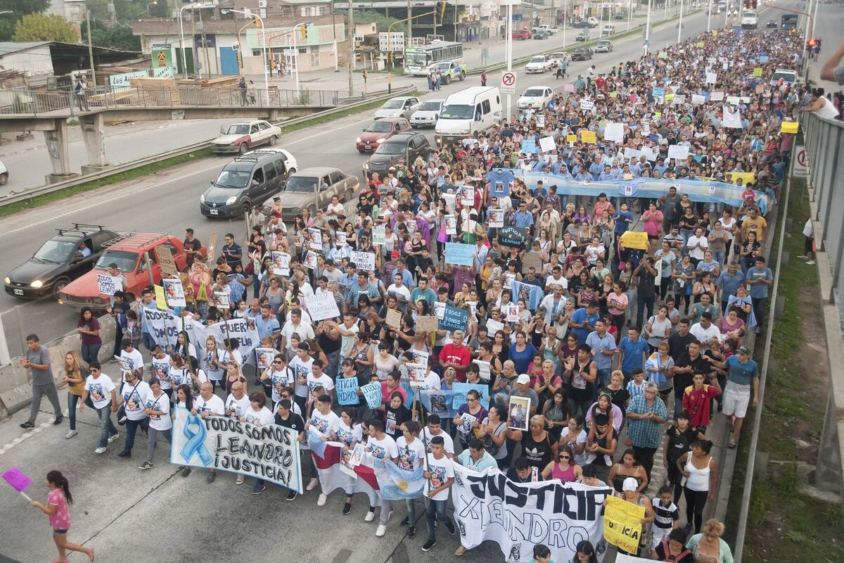 Una manifestación en la ruta 3 recordó al asesinado chofer de la línea 620