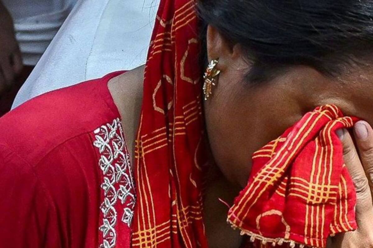 Una manifestante en una protesta contra la violencia hacia las mujeres y por la paz, celebrada en agosto, en el estado de Manipur, en el noreste de la India