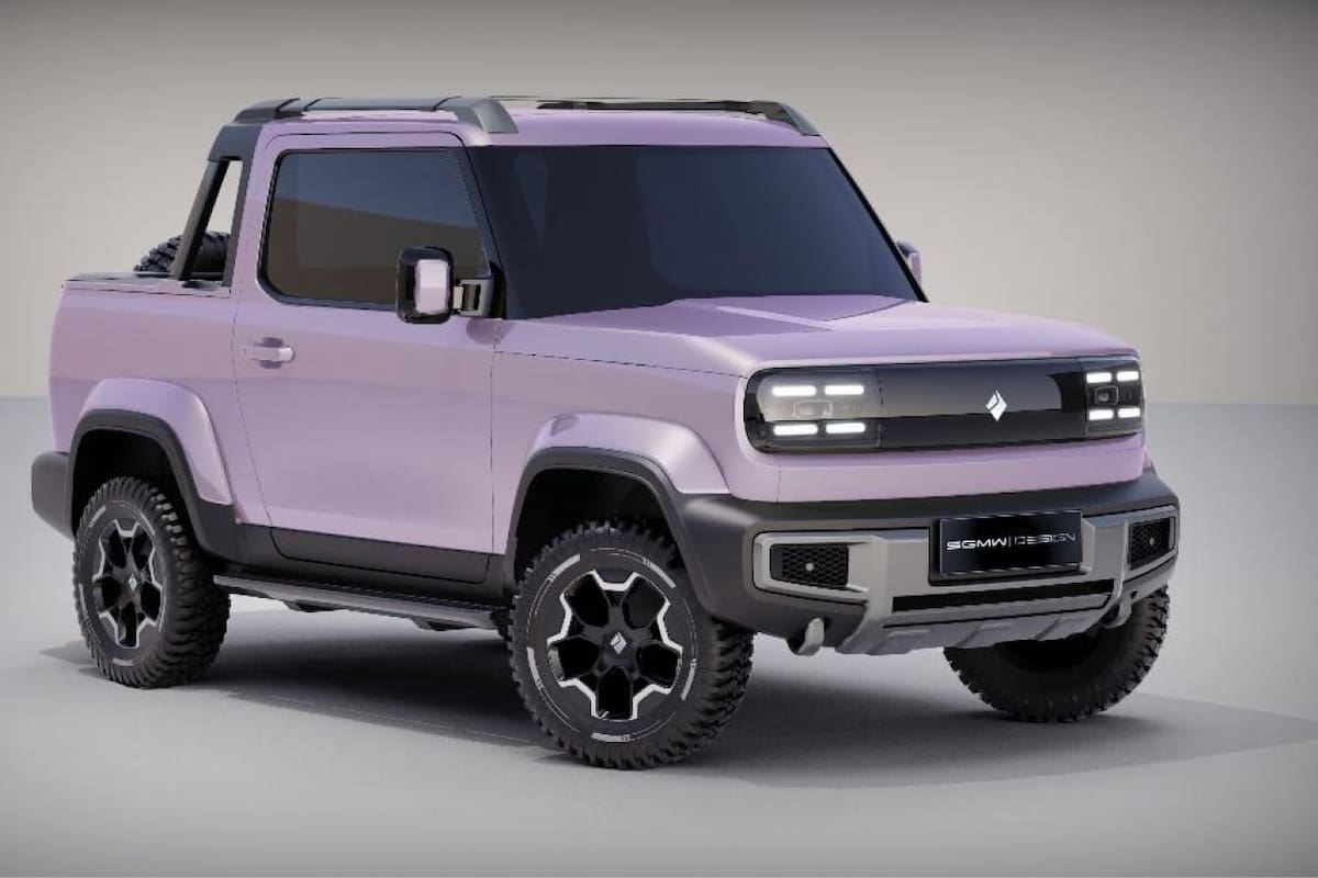 Una marca china mostró fotos de su futura pick-up: será la más chica del mundo