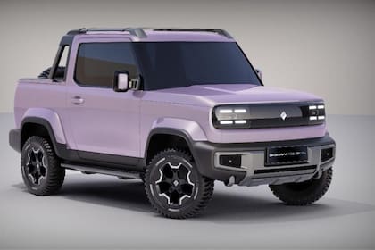 Una marca china mostró fotos de su futura pick-up: será la más chica del mundo
