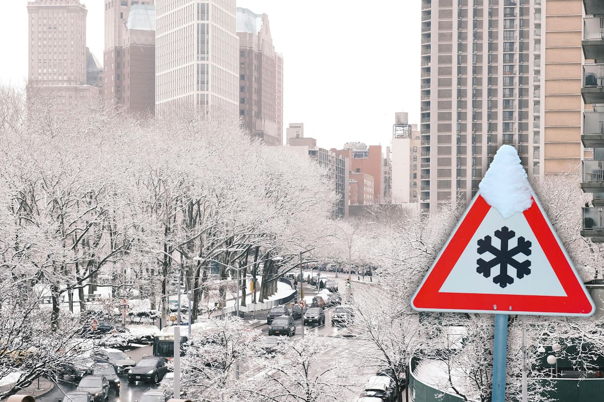 Una masa de aire ártico provocará un brusco descenso de temperaturas en Nueva York, al pasar de valores cercanos a 50°F (10°C) a sensaciones térmicas de 20°F (-6°C) durante la tarde del lunes