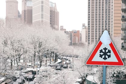 Una masa de aire ártico provocará un brusco descenso de temperaturas en Nueva York, al pasar de valores cercanos a 50°F (10°C) a sensaciones térmicas de 20°F (-6°C) durante la tarde del lunes