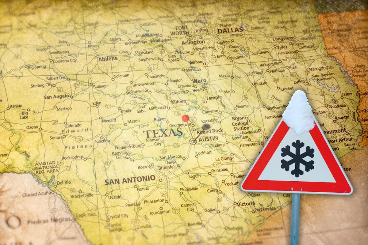 Una masa de aire polar avanzará sobre el Panhandle de Texas, lo que creará condiciones para un descenso brusco de temperaturas y nevadas