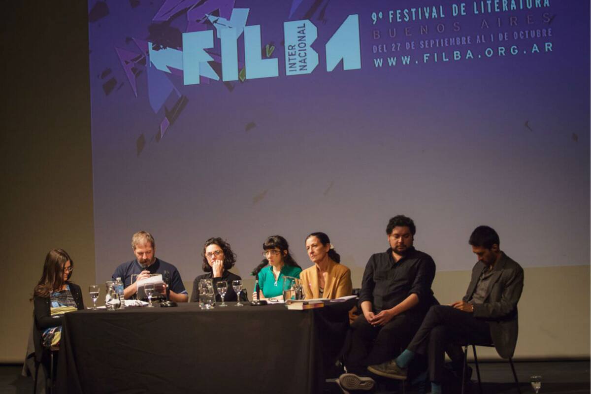 Una mesa de la edición 2017 del Festival de Literatura