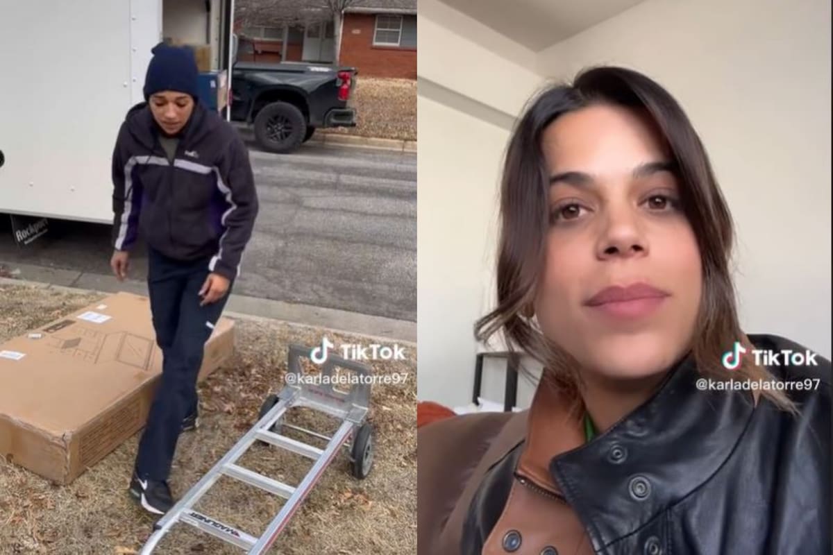 Una mexicana causó polémica al compartir un incidente que tuvo con una repartidora en Estados Unidos