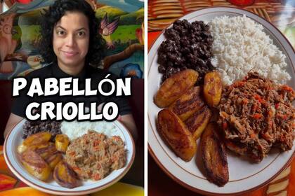 Una migrante venezolana revela qué ingredientes lleva el Pabellón criollo