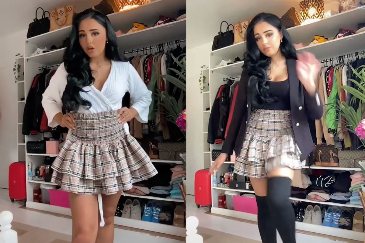 Una modelo de OnlyFans fue señalada como stripper por su familia tras hacer una combinación de atuendo arriesgada