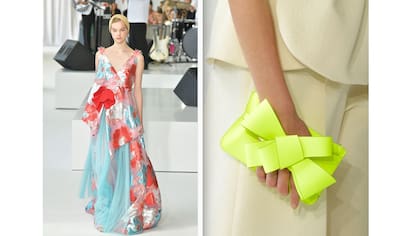 Una modelo exhibe una creación de la marca española Delpozo en la New York Fashion Week, el 13 de septiembre de 2017