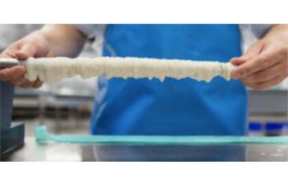 Una muestra de las tripas para chorizos que se necesita importar
