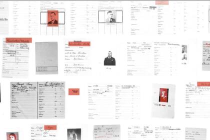 Una muestra de los carnets de afiliados al nazismo que puede encontrarse en la base de datos que habilitó el semanario alemán Die Zeit