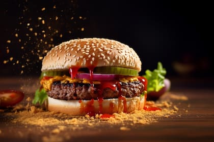 Una mujer almorzaba en una hamburguesería, se atragantó y murió