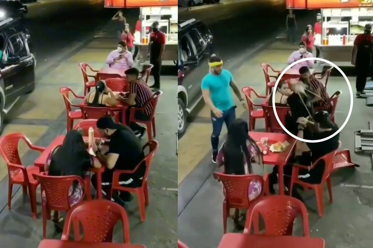 Una mujer arremetió contra su pareja infiel con un pote de mayonesa