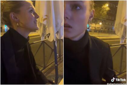 Una mujer cayó en la broma de su pareja en un restaurante por no hablar español