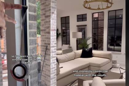 Una mujer compartió el truco con el que le dio otra vida a sus ventanas