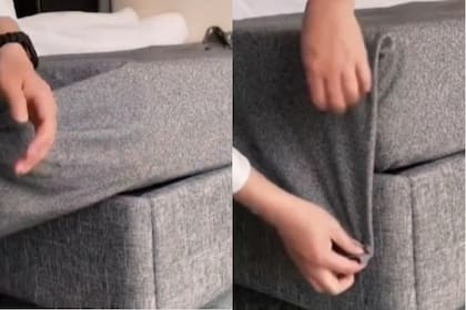 Una mujer compartió el truco para que las sábanas no se desprendan del colchón