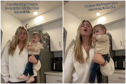 Una mujer contó cómo es que no se dio cuenta de que estaba embarazada hasta poco antes de dar a luz