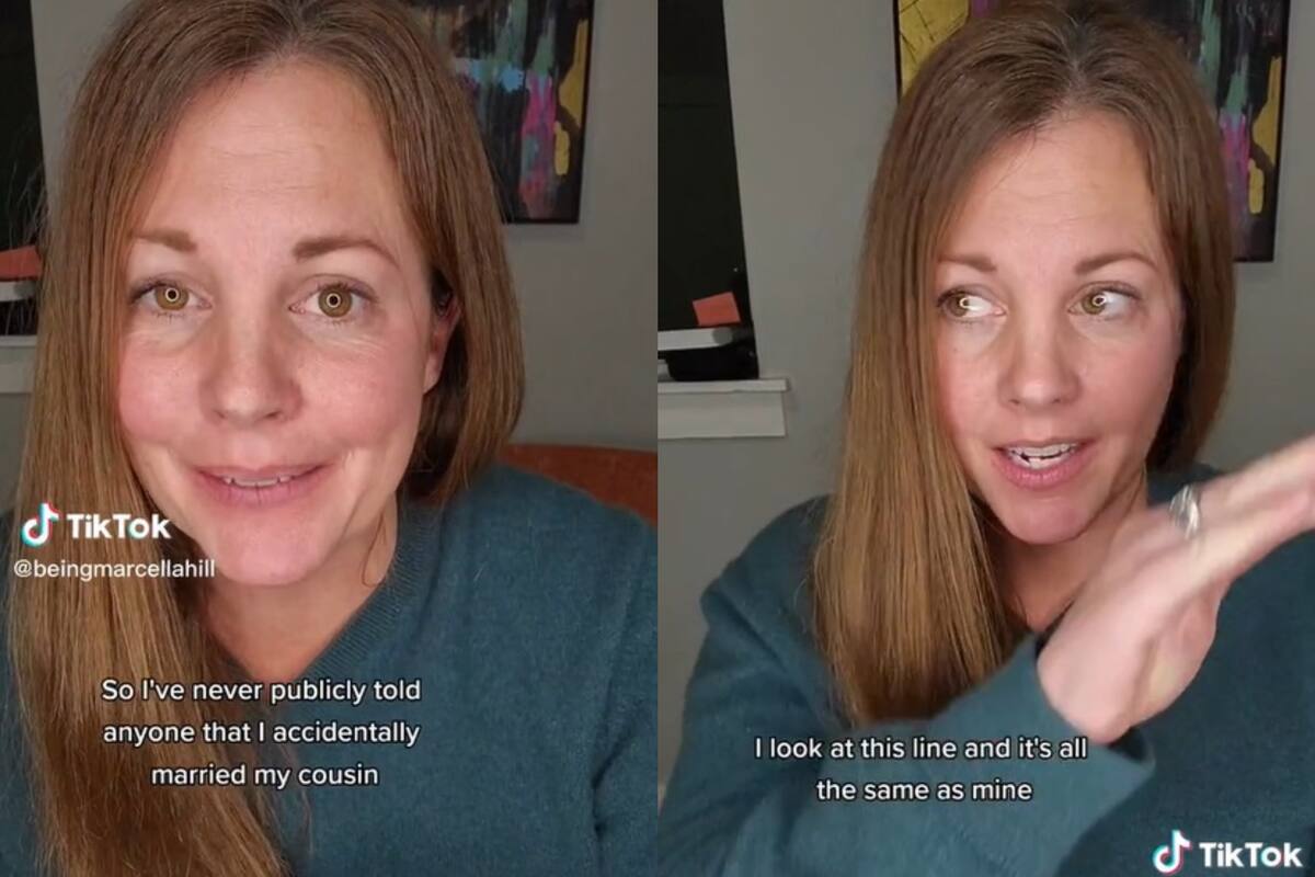 Una mujer contó en redes sociales que, sin saberlo, estaba casada con su primo tercero