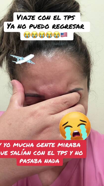 Una mujer contó que no la dejan ingresar nuevamente a Estados Unidos tras su viaje a El Salvador