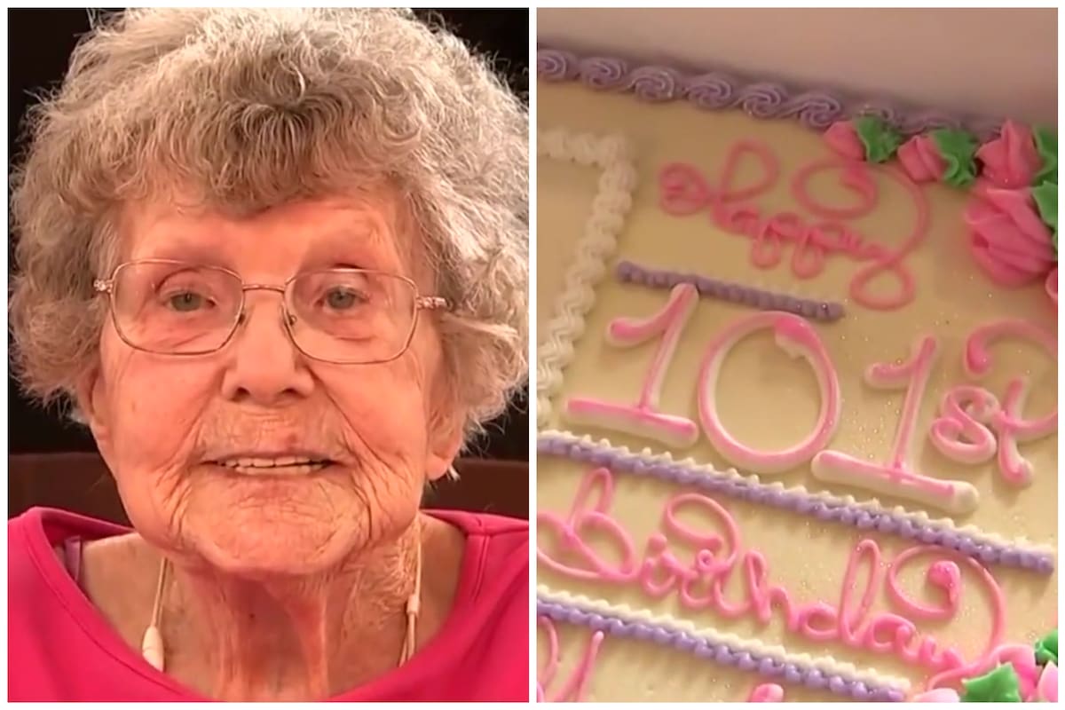 Una mujer de Nueva Jersey cumplió 101 años y reveló cuál es su secreto para la longevidad