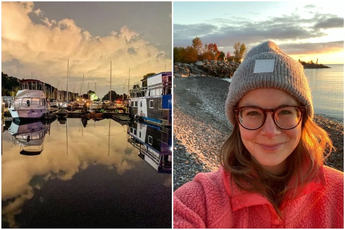 Una mujer dejó su vida en la ciudad para mudarse a una casa en el lago