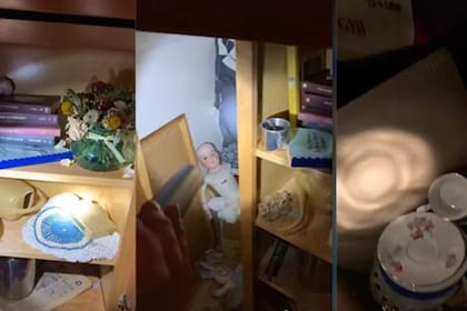 Una mujer descubrió un cuarto secreto en su casa y encontró inquietantes objetos