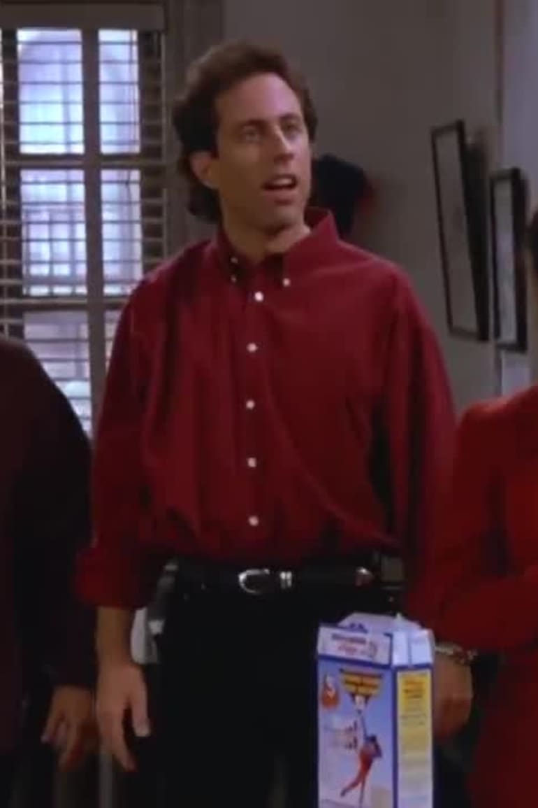 Una mujer desnuda complica la apuesta en Seinfeld