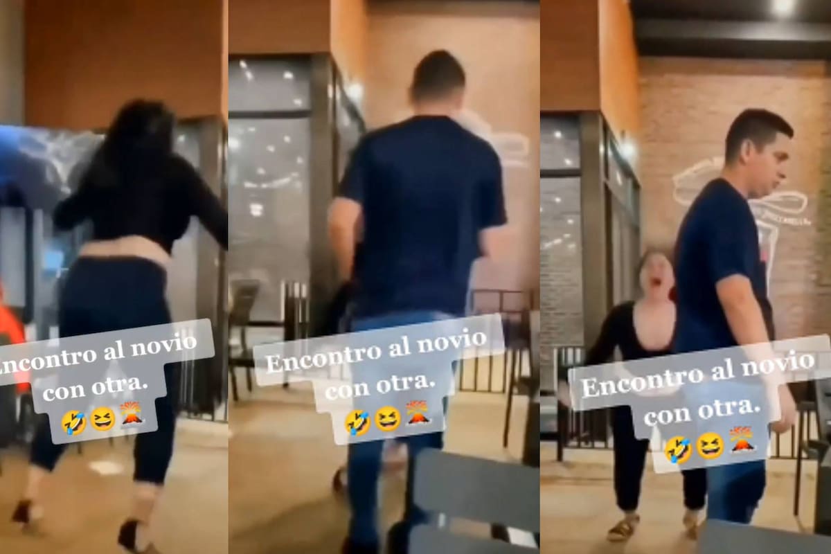 Una mujer encontró a su pareja con su amante (Foto Captura)