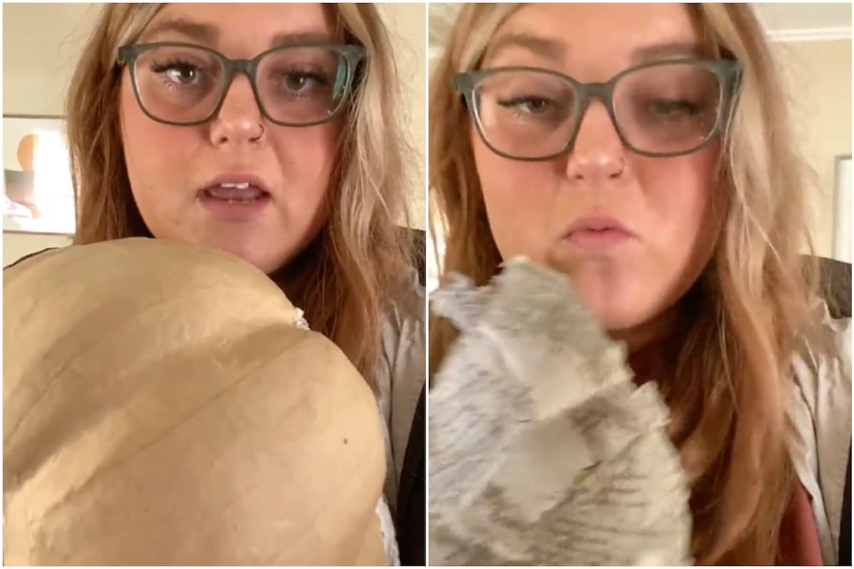 Una mujer encontró información confidencial adentro de una calabaza