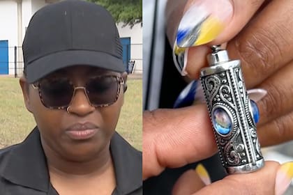 Una mujer encontró un collar con urna de cenizas en un parque de Dallas